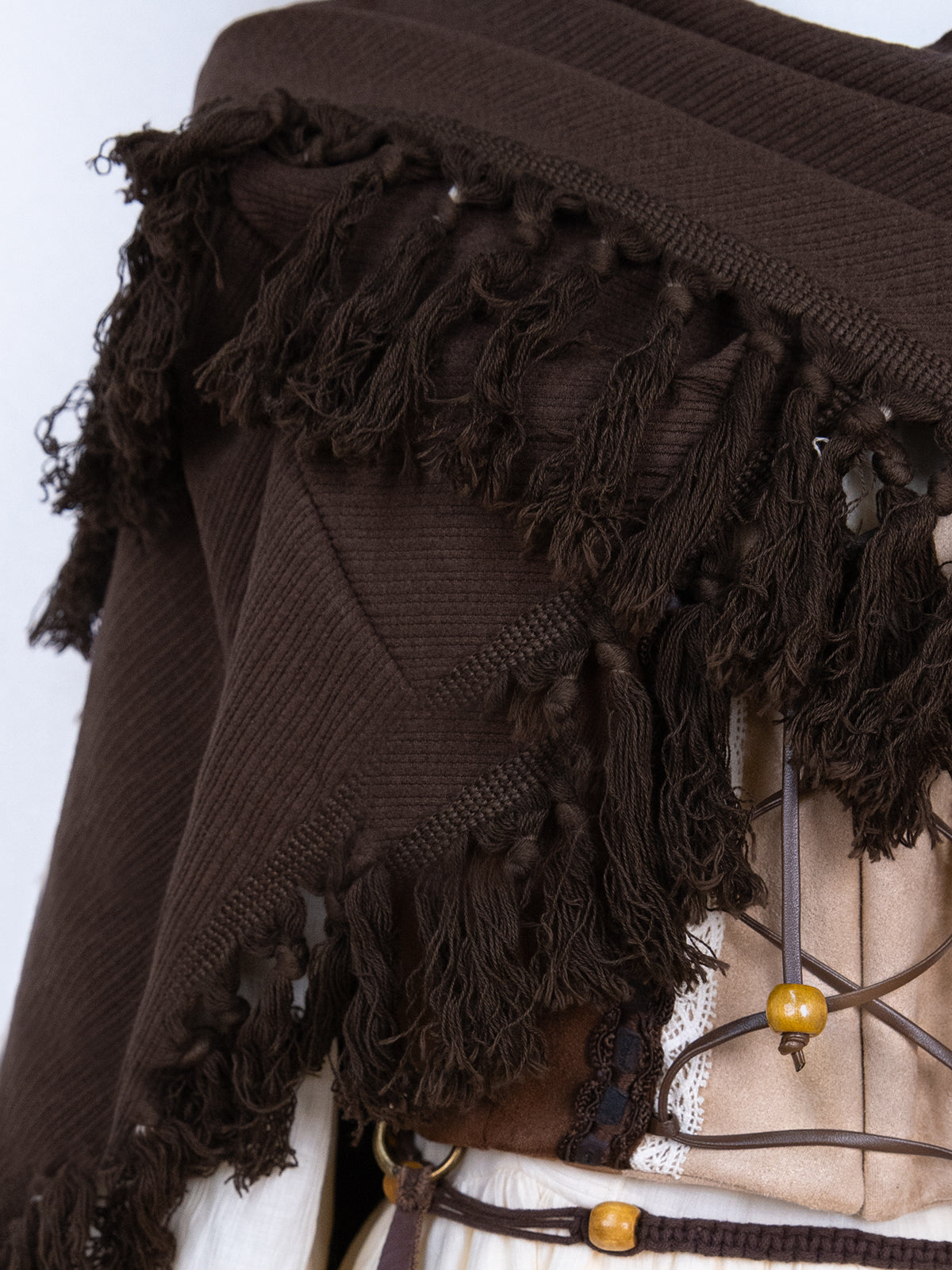 Stil Kleid Exotische Weste Cape