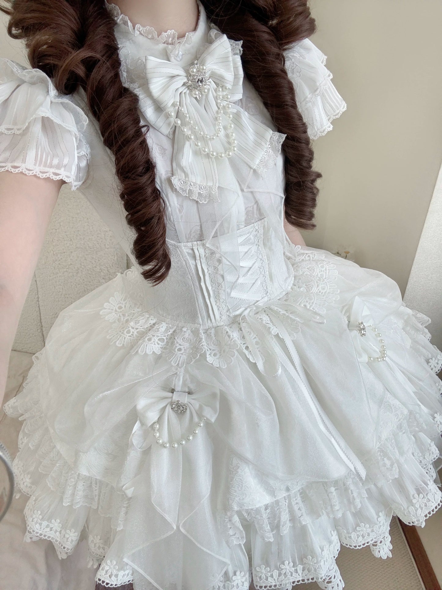 Twin Dream Ember Lolita Bustier JSK Boned Waist