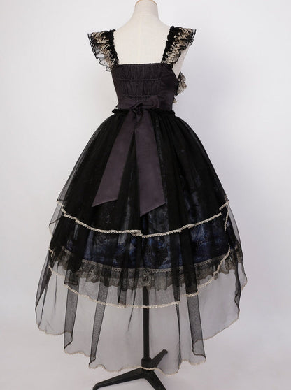 Gothic Lolita Dark Sass Skirt