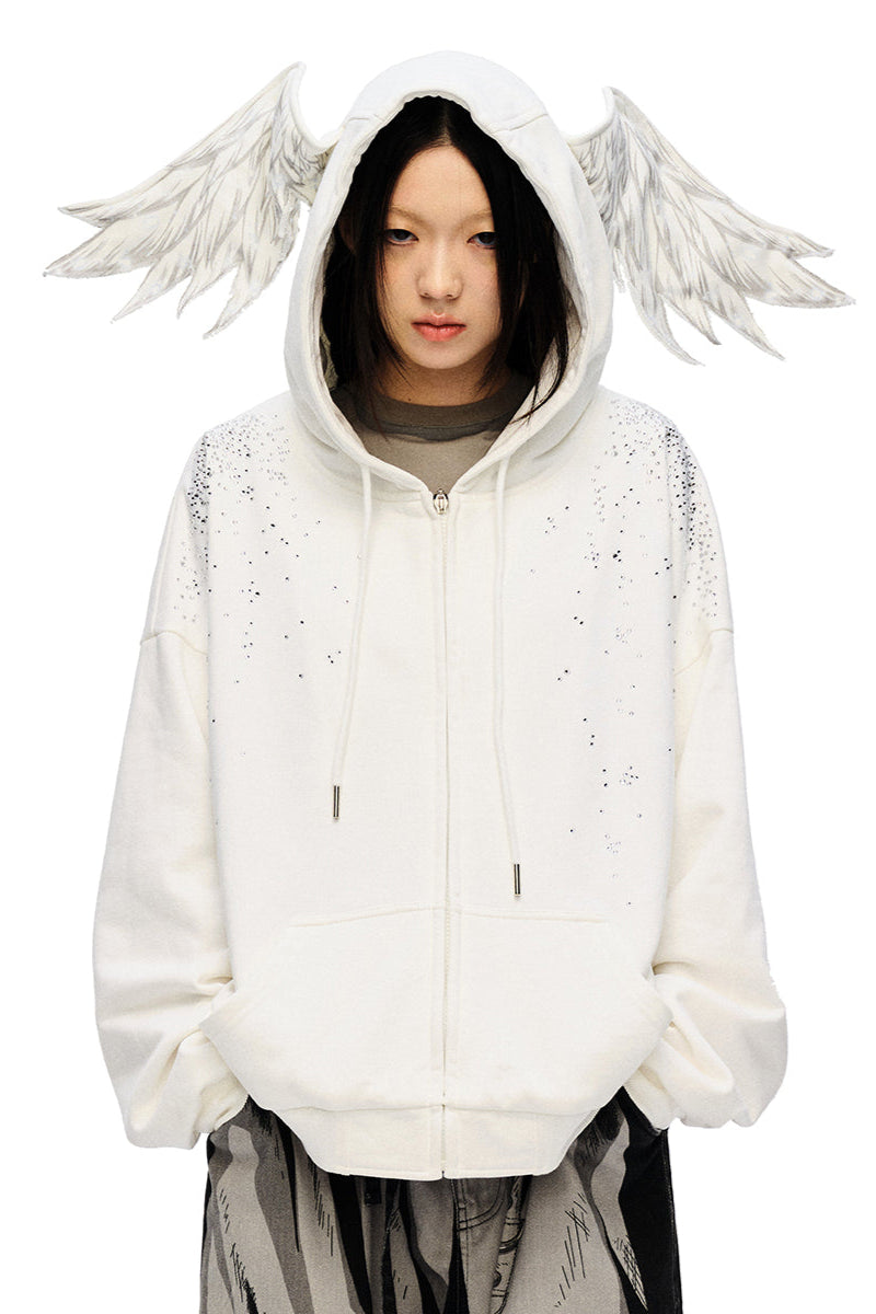 Engel Hoodie Starburst Sweatshirt