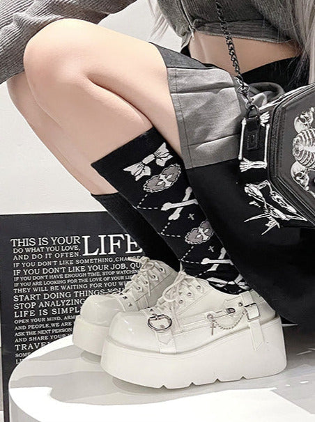 Punk Platform Shoes Studded Lolita