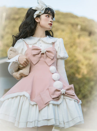 カラースカート ドールサス スウィートロリータトップ ボンボン