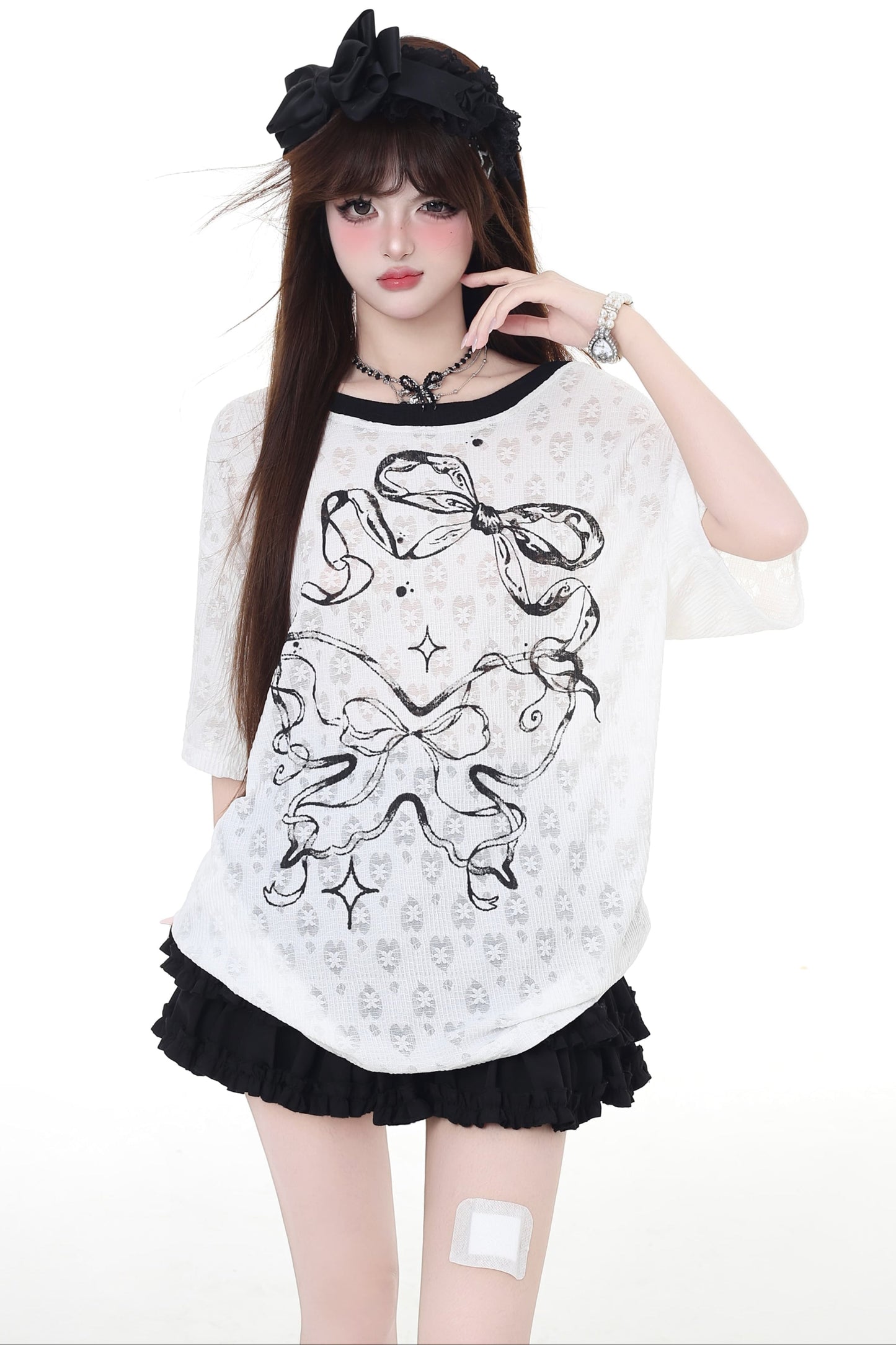 Tops Ribbon Bag Sheerless