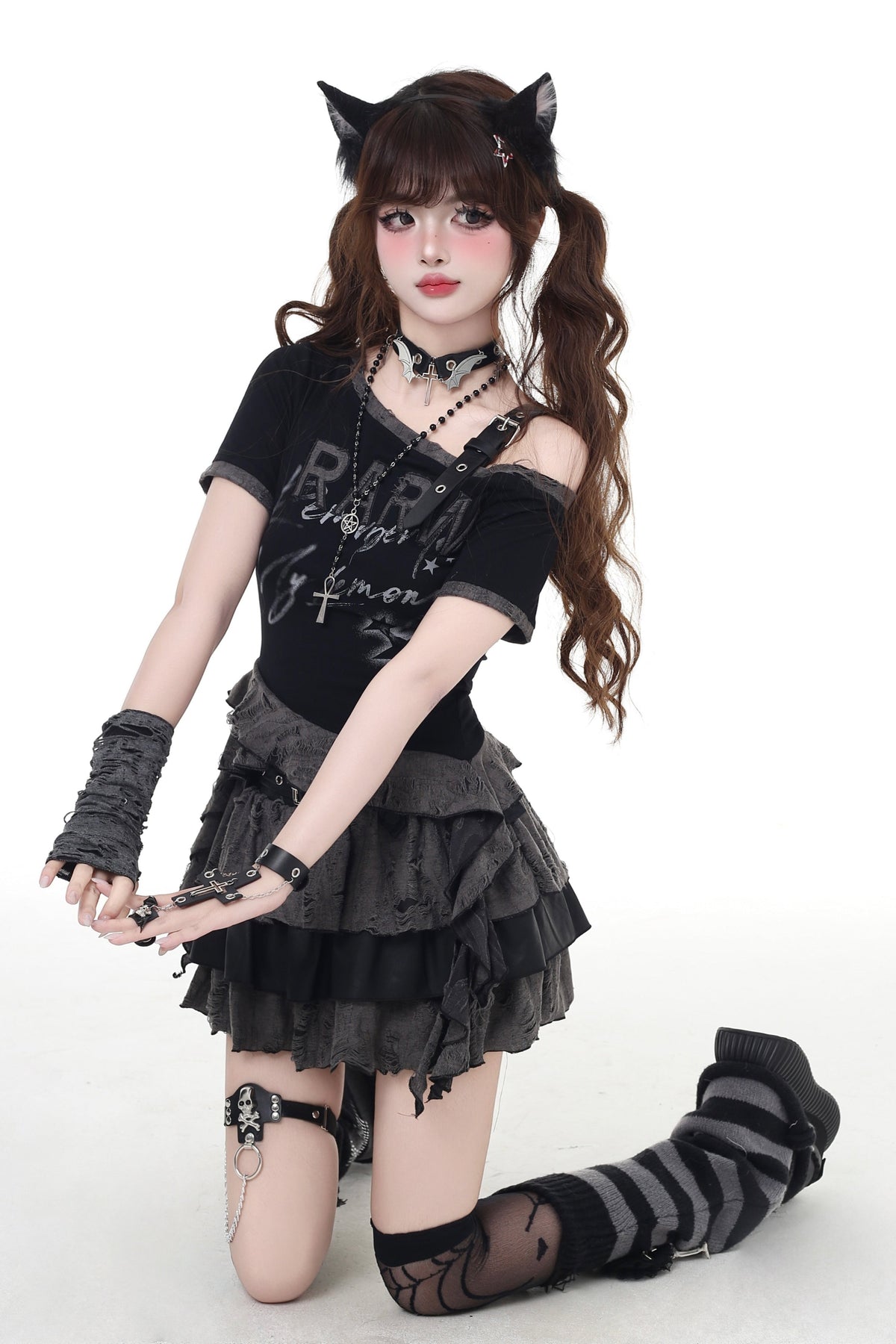 Goddess T-shirt Night strapless