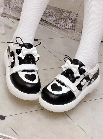 color-matching shoes sports Lolita