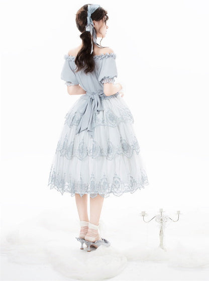 Dress Elegant Lolita Sheer Summer