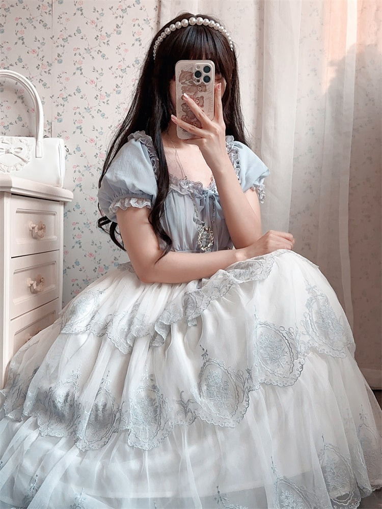 Dress Elegant Lolita Sheer Summer