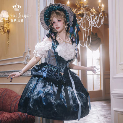 Victoria Garden Velvet JSK & Tea Party OP - Classical Doll Series