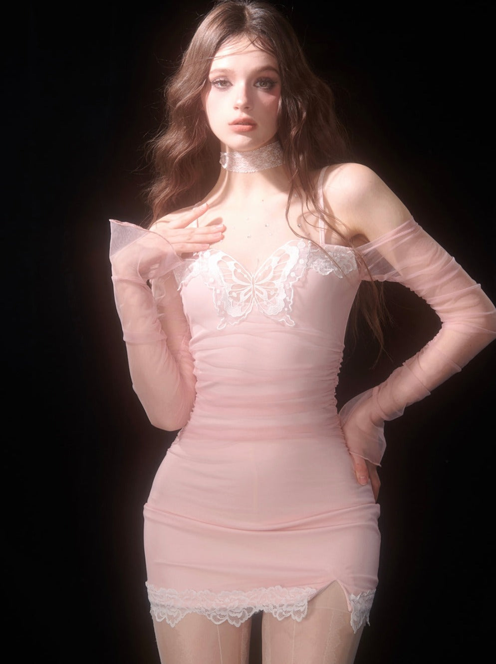 Dress Shoulder Hip Bag Fit Slim One Line