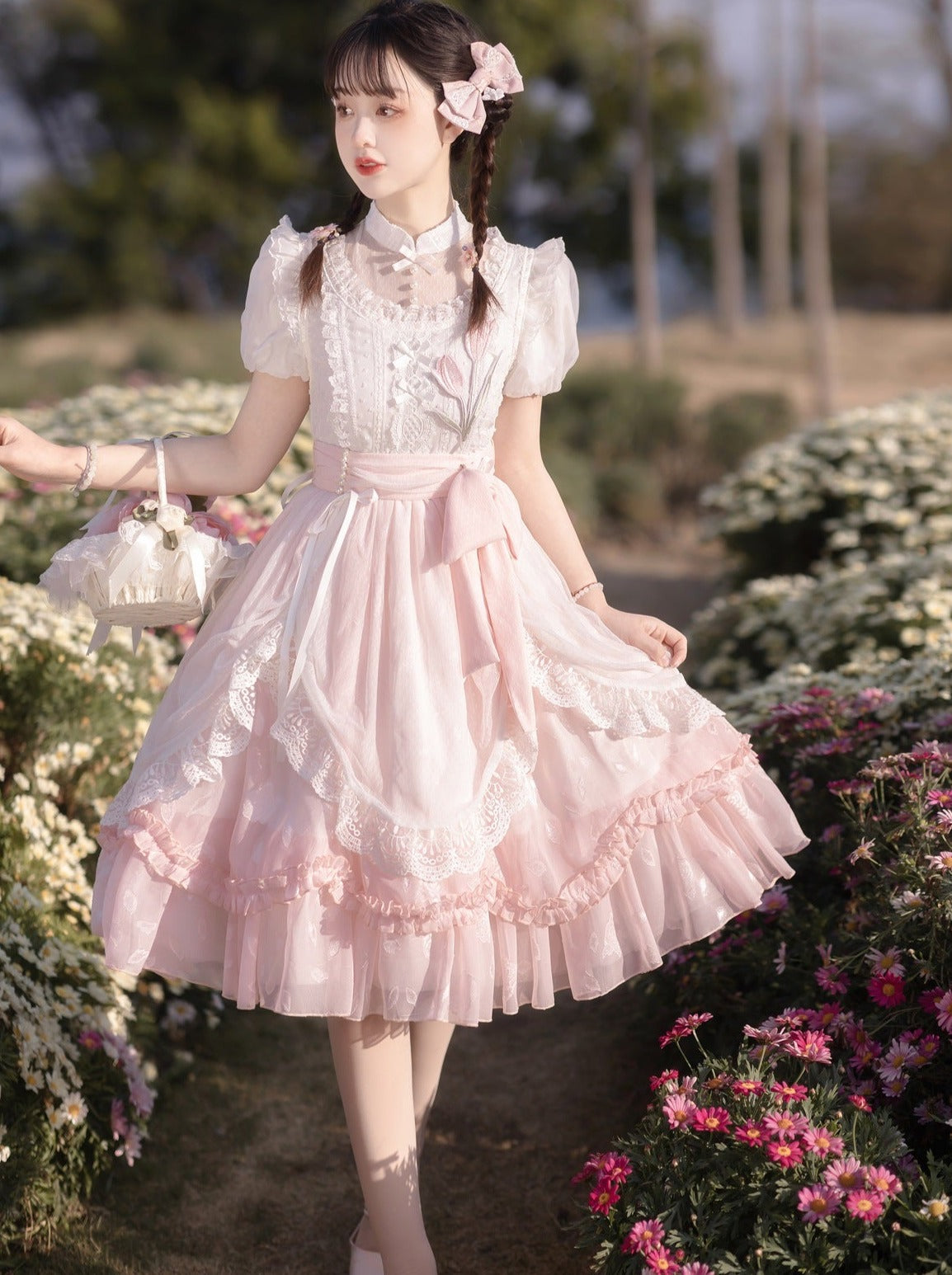 Lolita Tulpenkleid Girly Sweet Summer