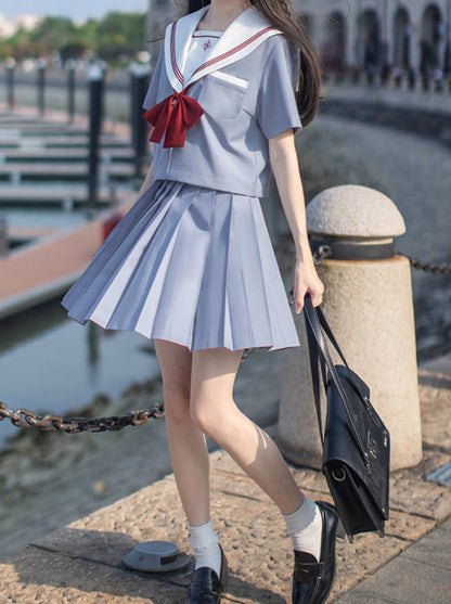 Suit Sailor Set Summer Line Kamome Original