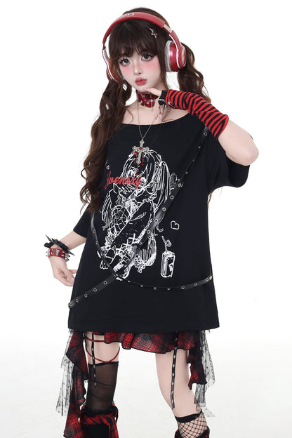 T-Shirt Mädchen Crazy Rock