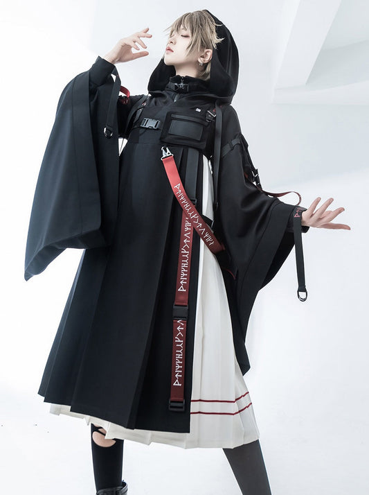 Rock Innenpullover Tops Cool + Kapuzenjacke + Waistland