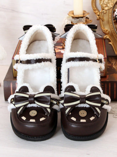 Low Heels Fluffy Bear Lolita Original