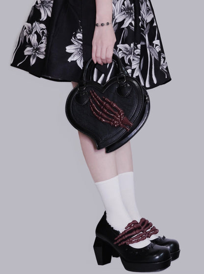 ハートトワイライトインビテーションクロウスカルバッグ