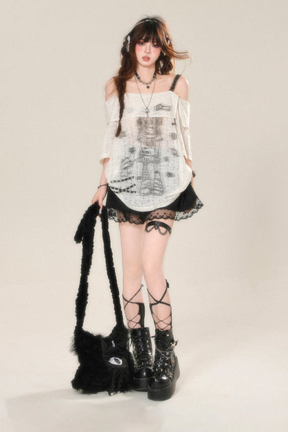 ホルターネックのシアーレーストップス