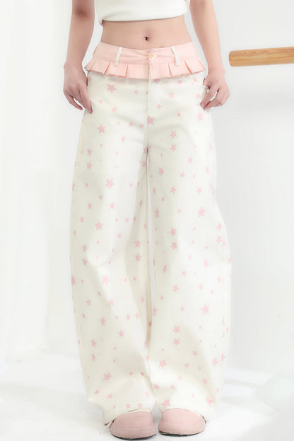 Shake Pants Wide Tube Head Spitzenbein