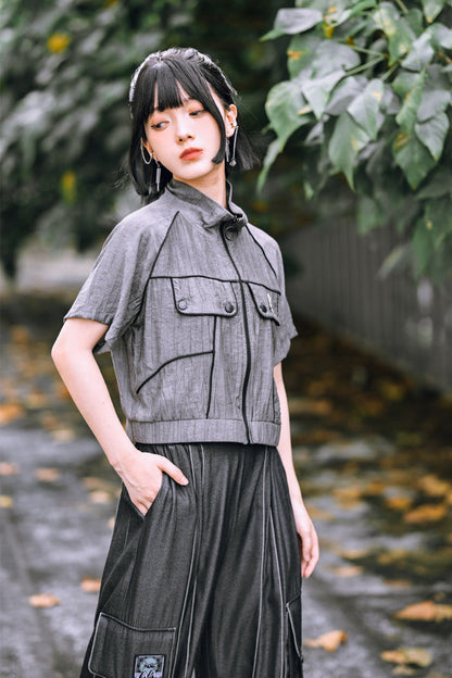 トップス スポーティ ショートモード