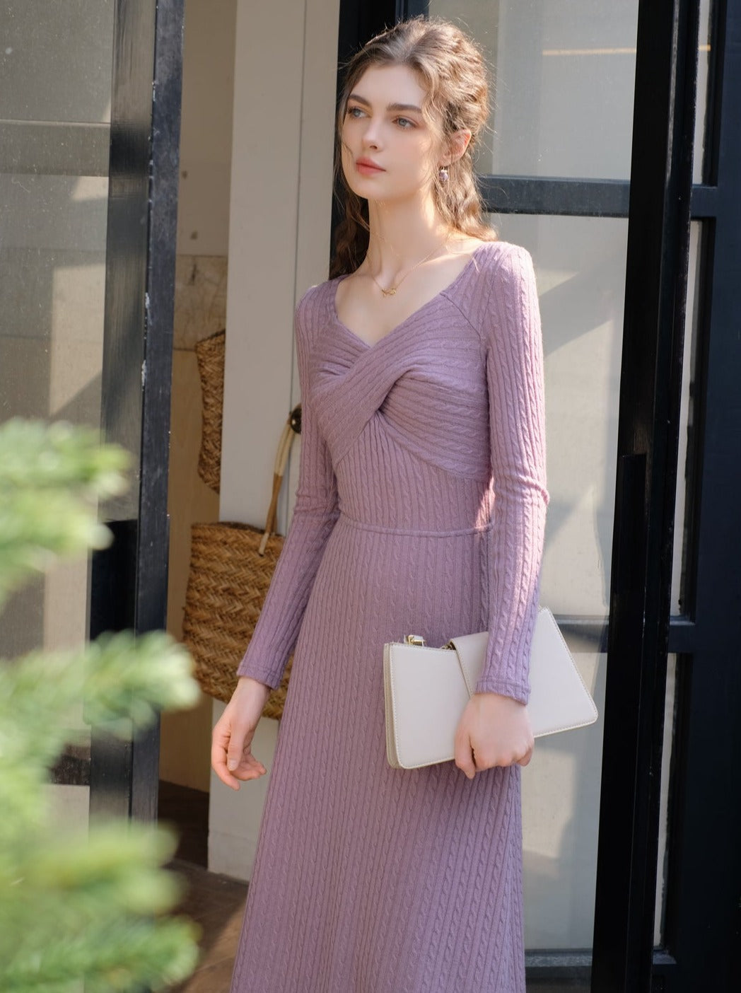 ドレスリボンレトロペースロング