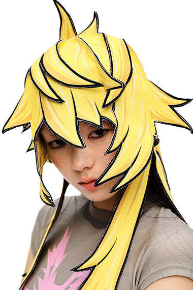 Bonnet de cheveux long animé en 3D