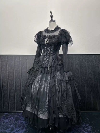 Lolita Boned Corset & Skirt Two-Piece Set - MoYang Original