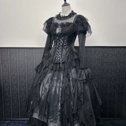 Lolita Boned Corset & Skirt Two-Piece Set - MoYang Original