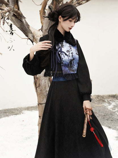 China Top A-Linien-Rock Lolita Design