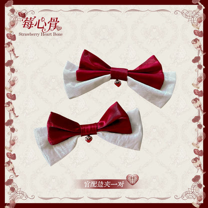Strawberry Bone Sweet Doll Lolita OP & JSK Dress