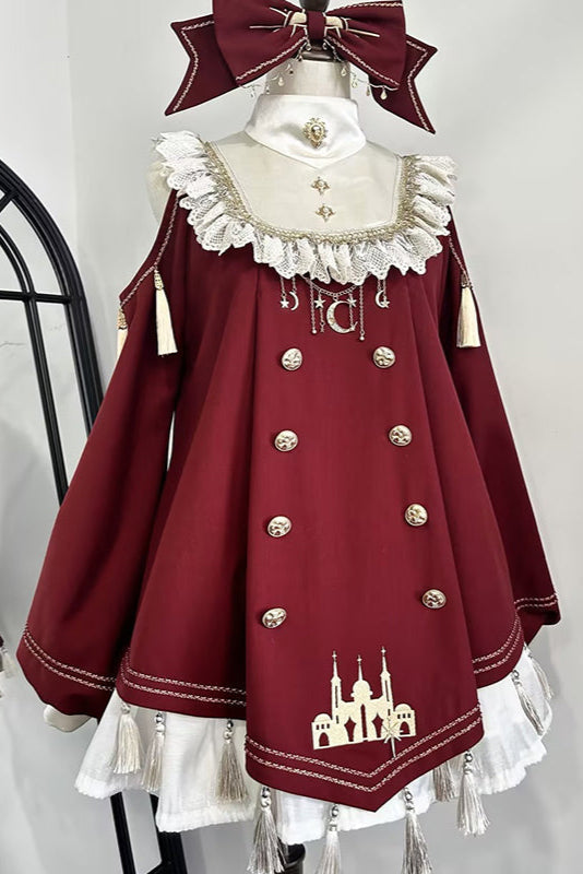 + ロリータビッグドレスドールクラシカルパンツインナーリボン