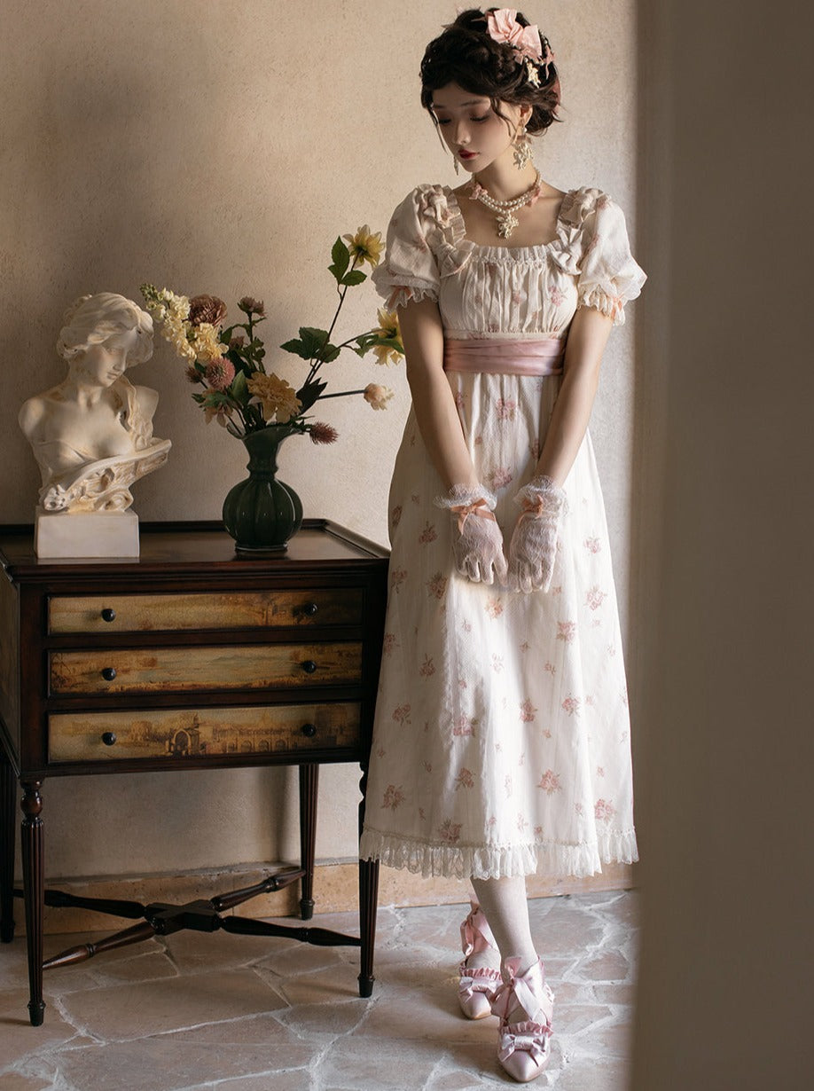 Blooming Antique Group West Ribbon Rory Ta Dress