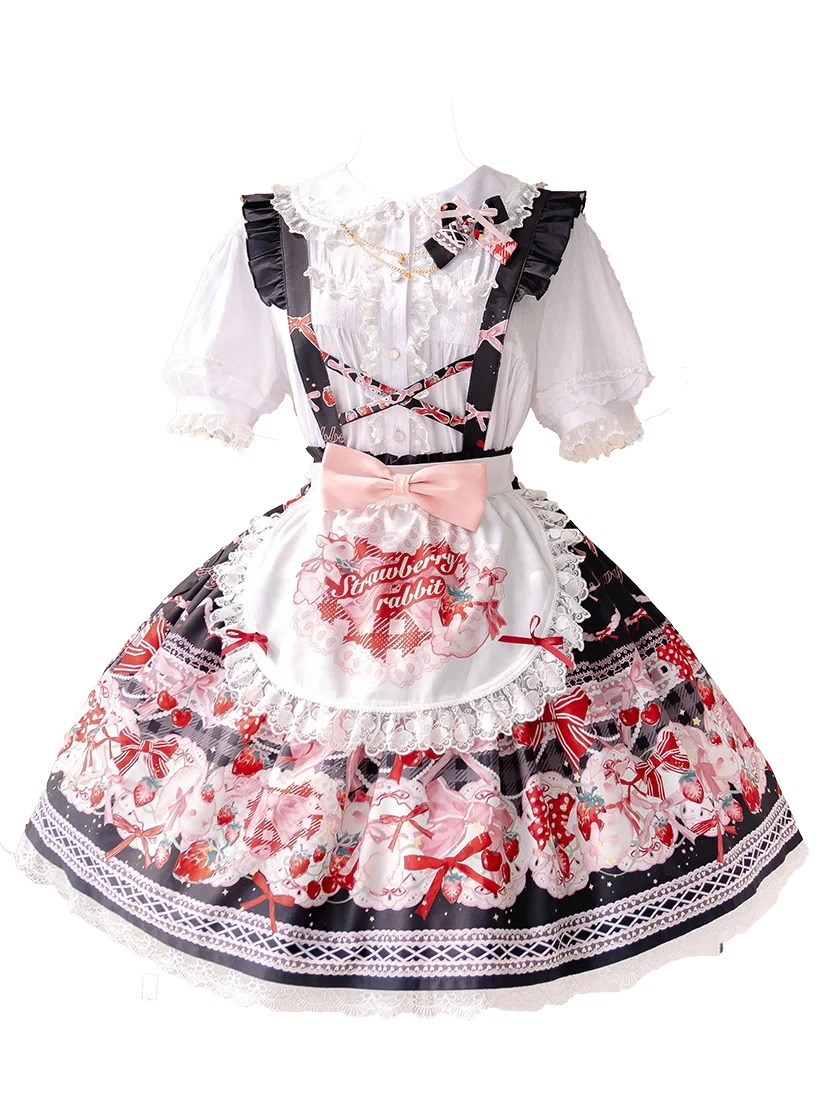 ベリーフライドラビットドレスロリータセット