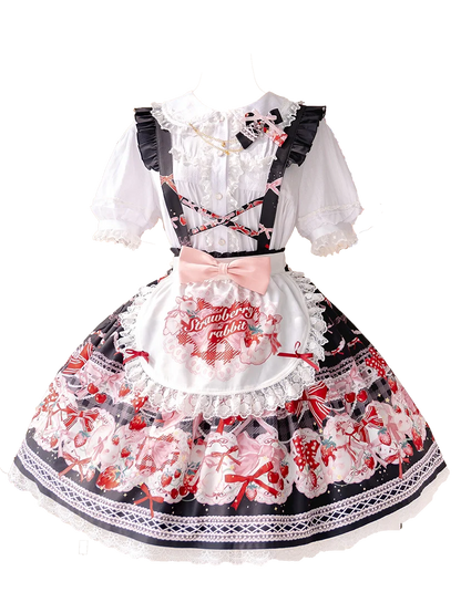 ベリーフライドラビットドレスロリータセット