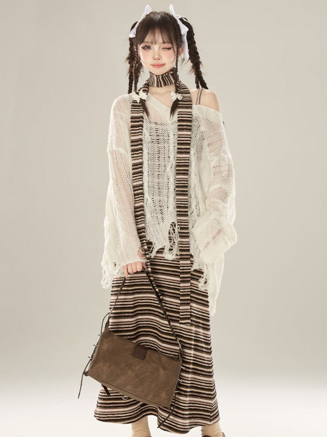 Damaged Top Loose See-through