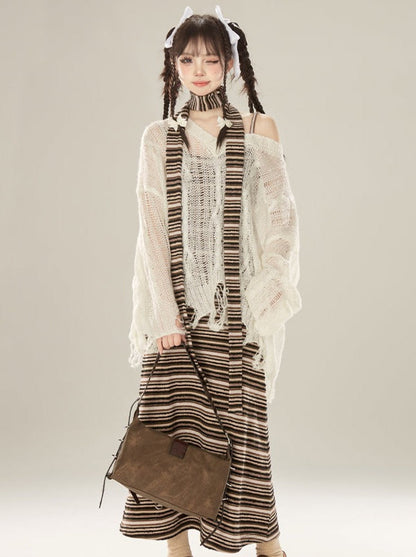 Damaged Top Loose See-through