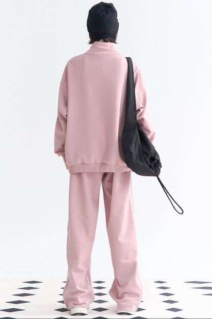 ミュージアムスタイルパンツとセットアップジップジャケット