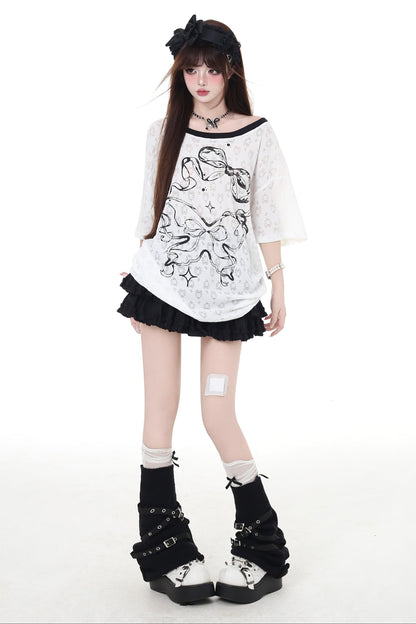 Tops Ribbon Bag Sheerless