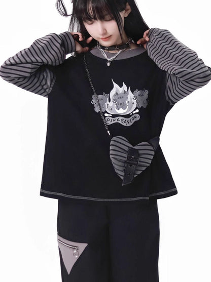 Contrast Bag Color Lost Border Crossbody Paradise