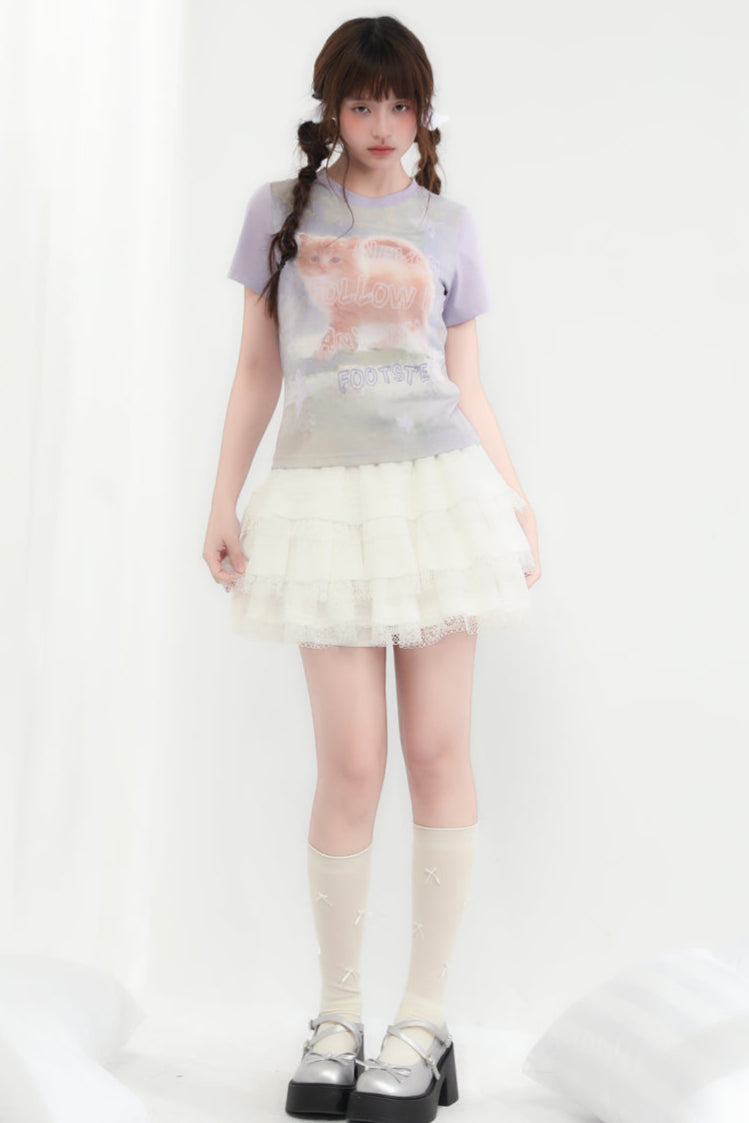 キャットトップネックラウンド