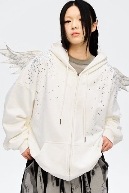 Engel Hoodie Starburst Sweatshirt