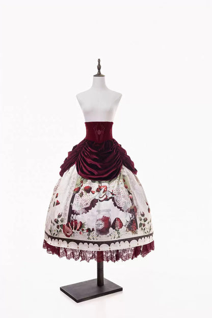 Hunting Monster Strawberry Series – Velvet Lolita Dress / SK / Coat / Top