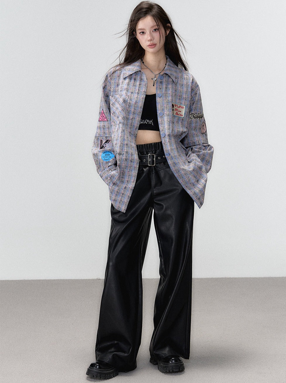 Loose Street All Match Lederhose mit weiter Passform