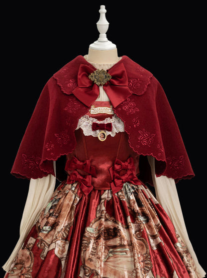 Lolita Cape Dry Doll Antiker Embroy Cape