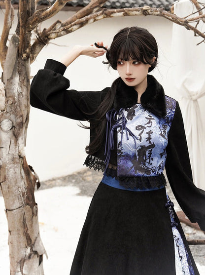 China Top A-Linien-Rock Lolita Design