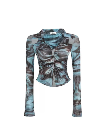 シャツ ブルー ダークモード