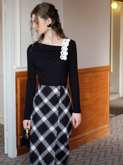 Queen Milk Sweet Tops Französisch Faul