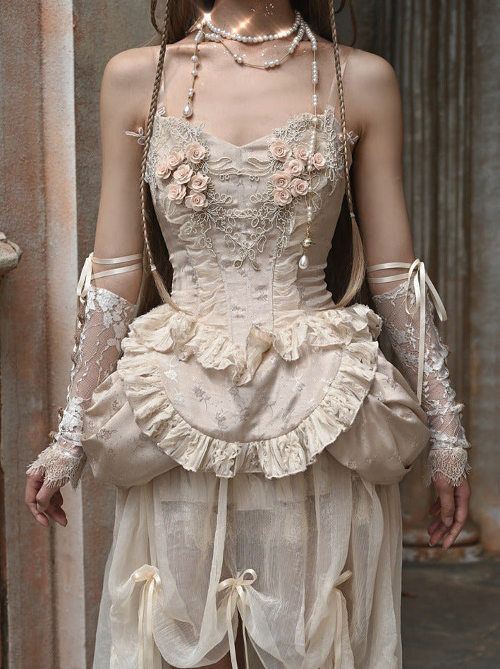 Set Collection European Ballet Corset Classical Fishbone Dress