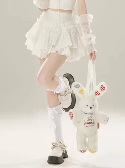 スカートレースホワイトケーキ