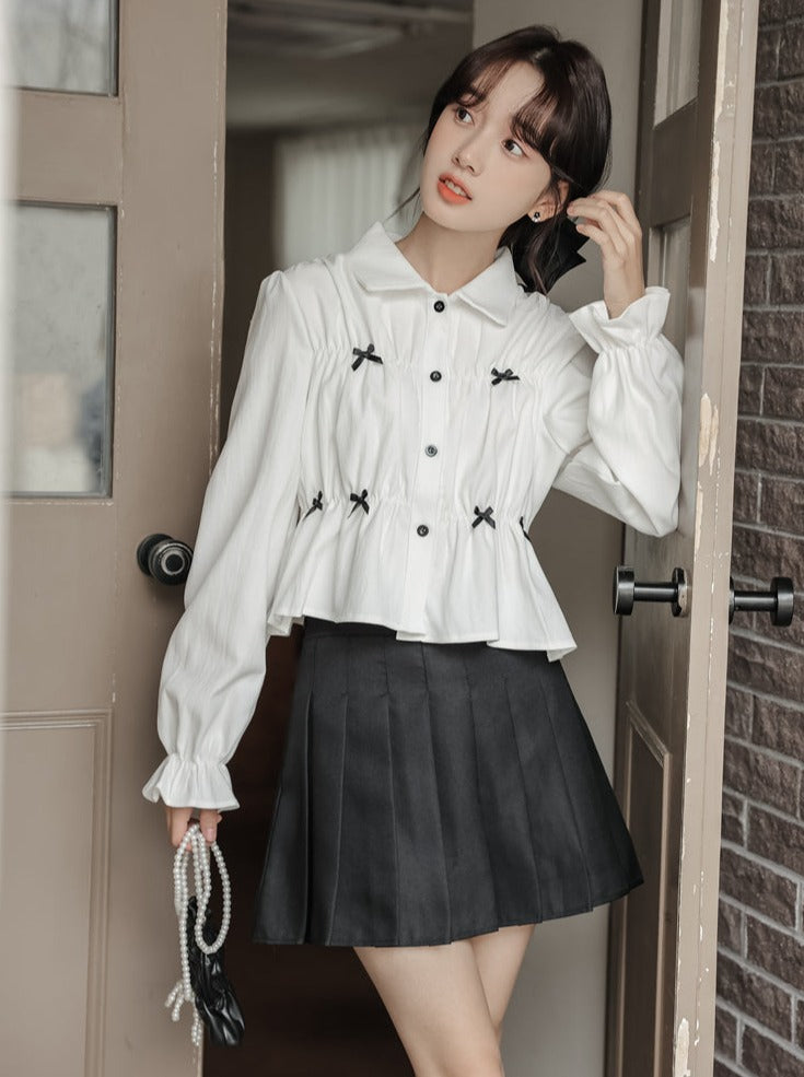 Blusenband Kurz Raffung