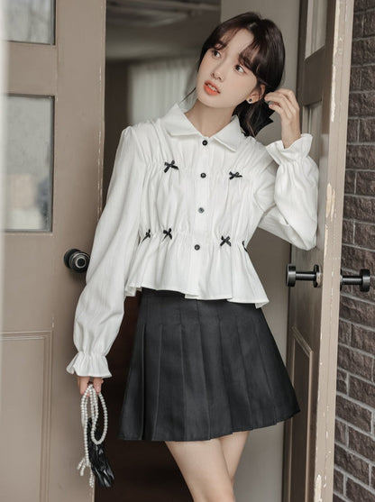 Blusenband Kurz Raffung