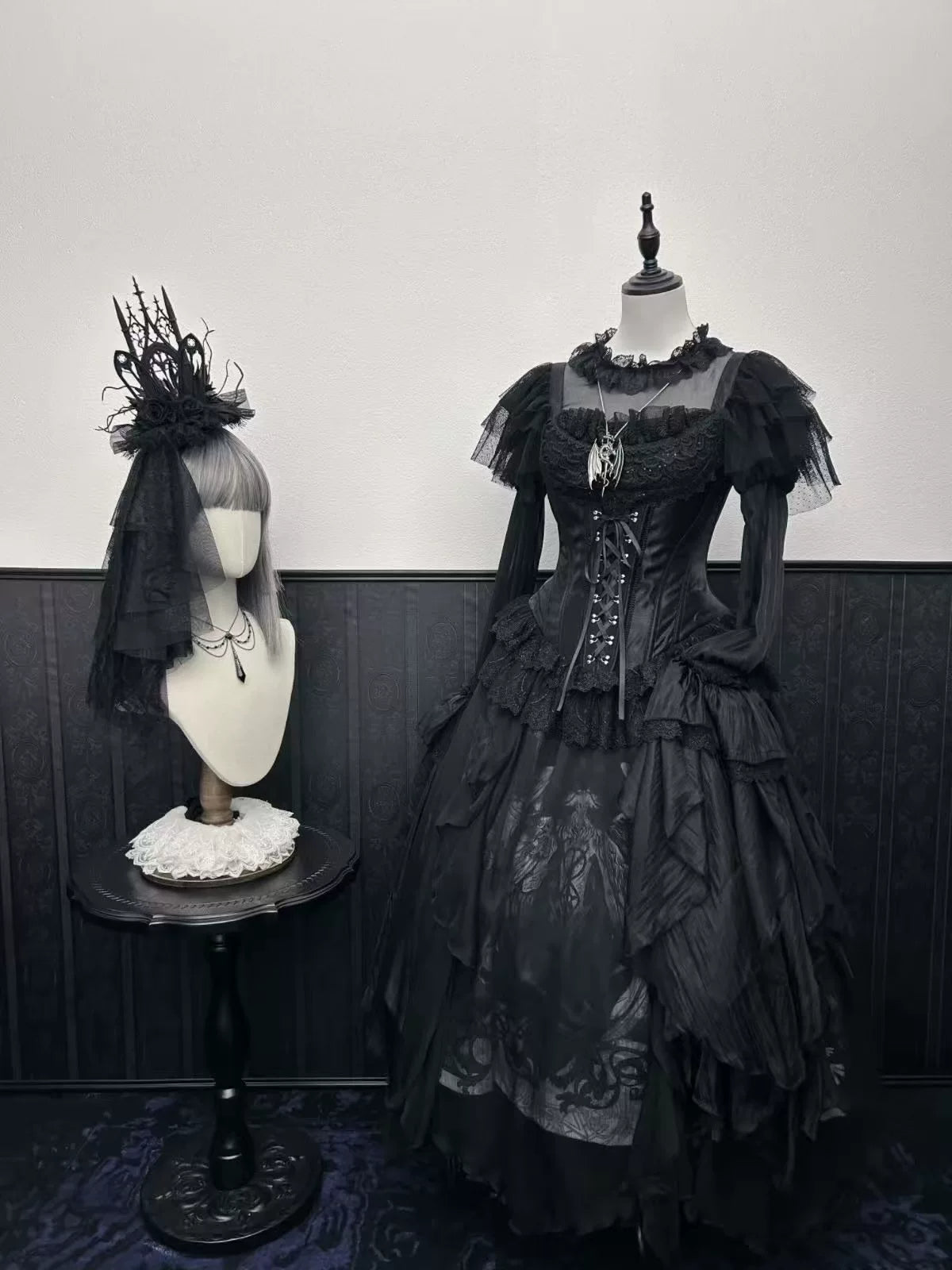 Lolita Boned Corset & Skirt Two-Piece Set - MoYang Original